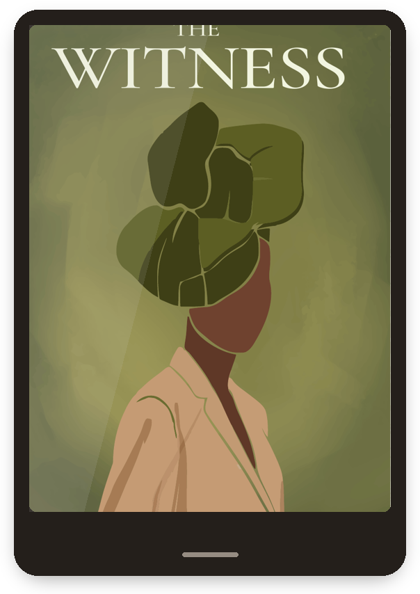 "The Witness" book cover, showcasing stories of African American women focused on wellness, strength, and community.